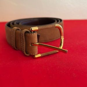 Men’s Robena Brown Suede Belt
